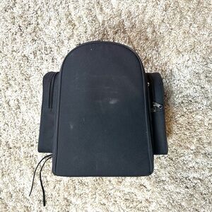 T-Bags Motorcycle Travel Sport Touring Bag Sissy Bar Luggage Storage Case Black